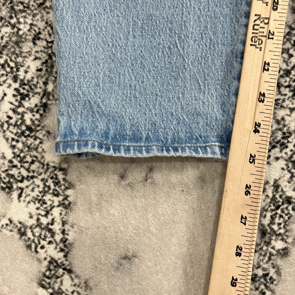 Madewell Balloon Leg Jeans Light Wash High Rise Womens Size 26 Denim - Picture 6 of 15